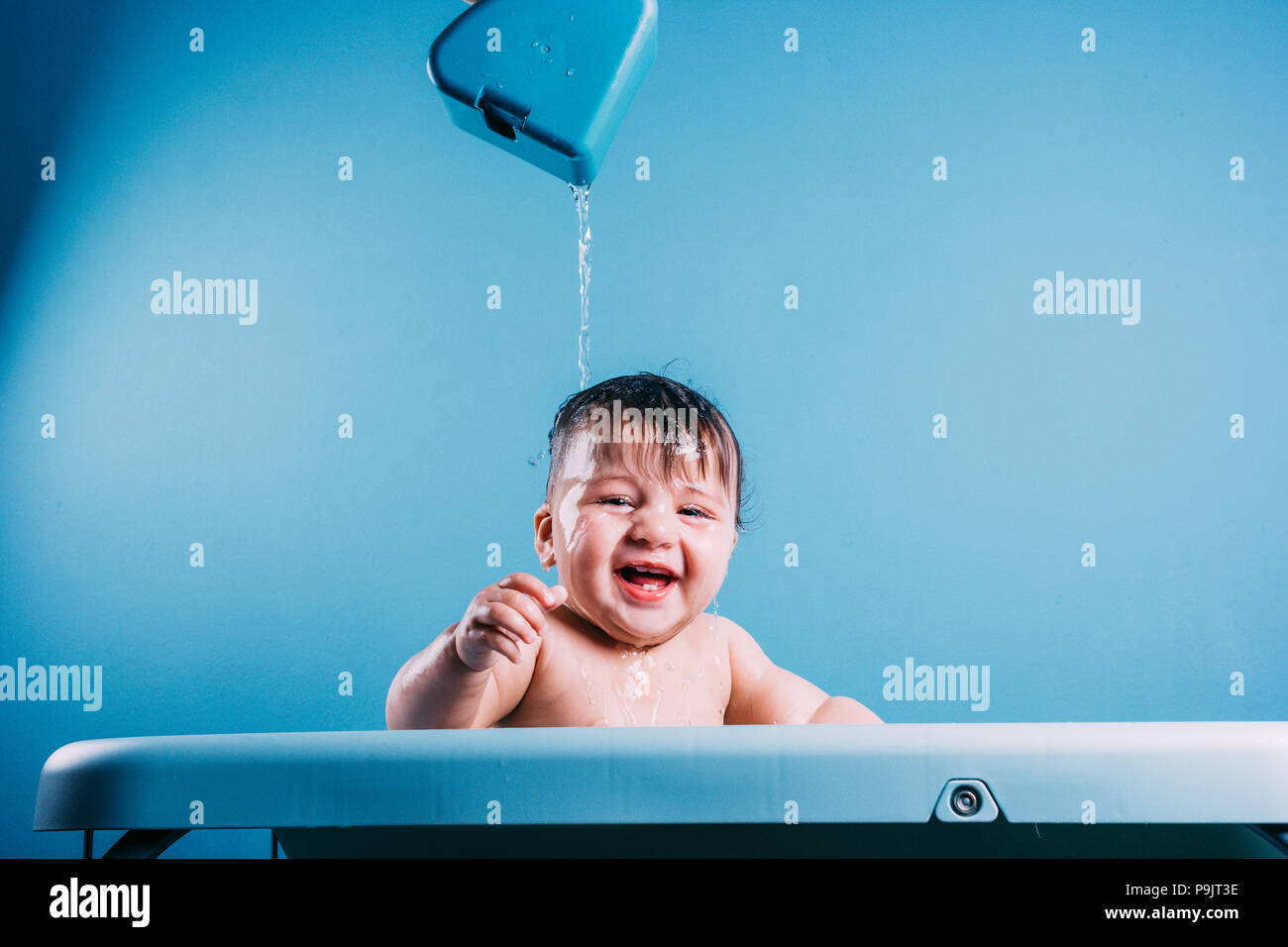 Children Taking Bath In Bathtub High Resolution Stock Photography and
