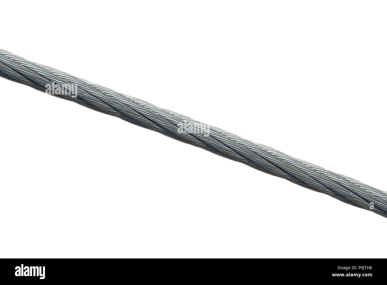 Steel wire rope Stock Photo Alamy