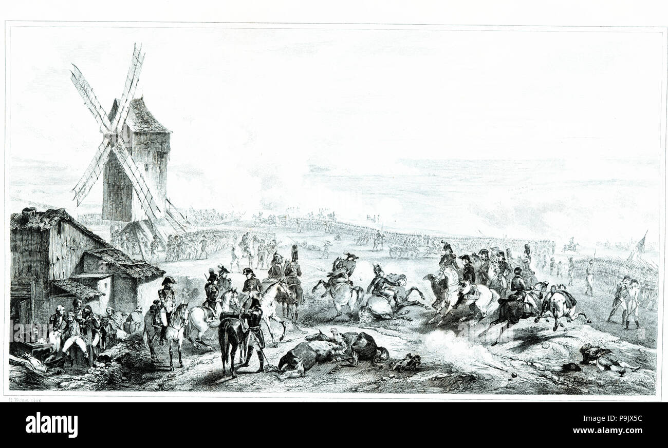 Revolutionary wars. Battle of Valmy; French victory over the Prussians