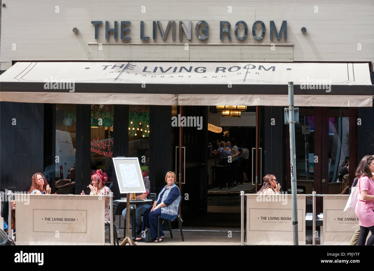 The Living Room, Manchester Stock Photo