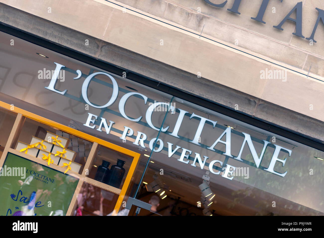 L'Occitane En Provence Stock Photo