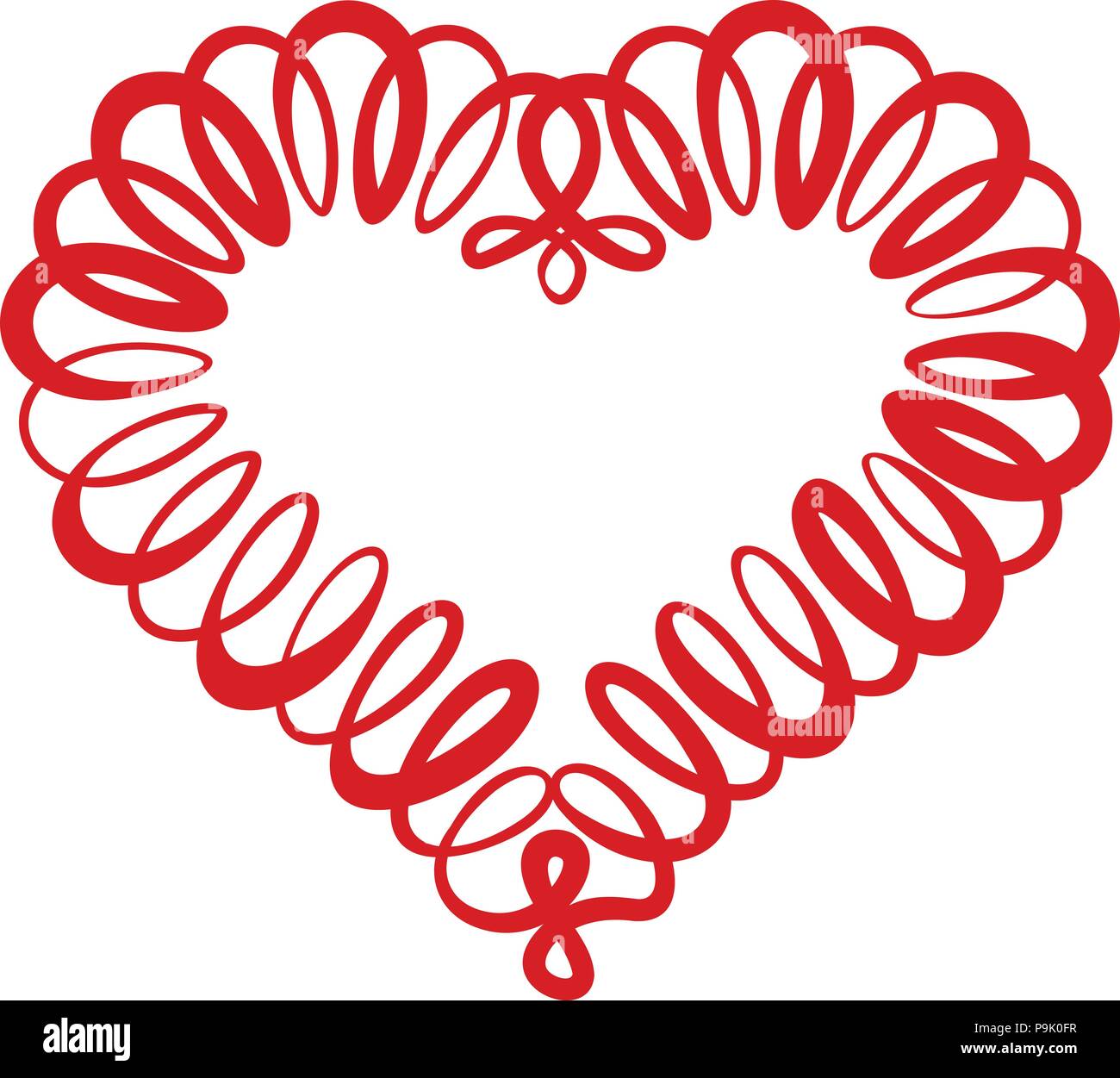 Logo heart icon, simple style Stock Vector Image & Art - Alamy