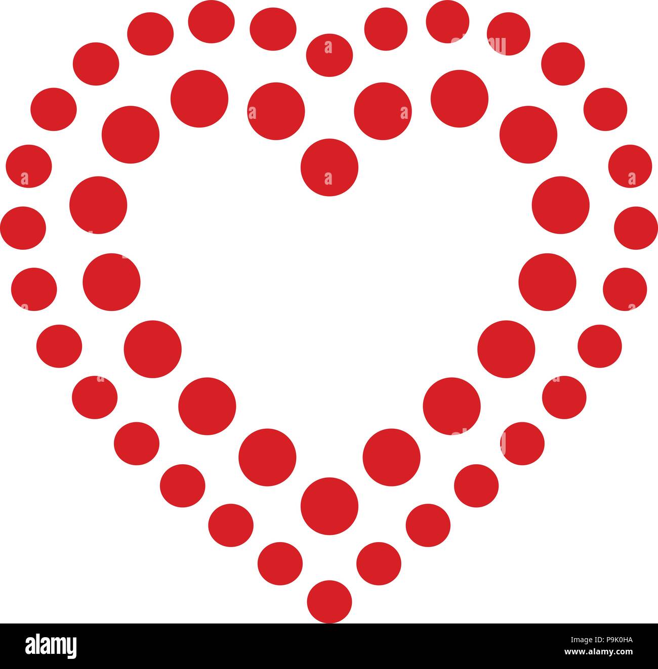 Points heart icon, simple style Stock Vector Image & Art - Alamy