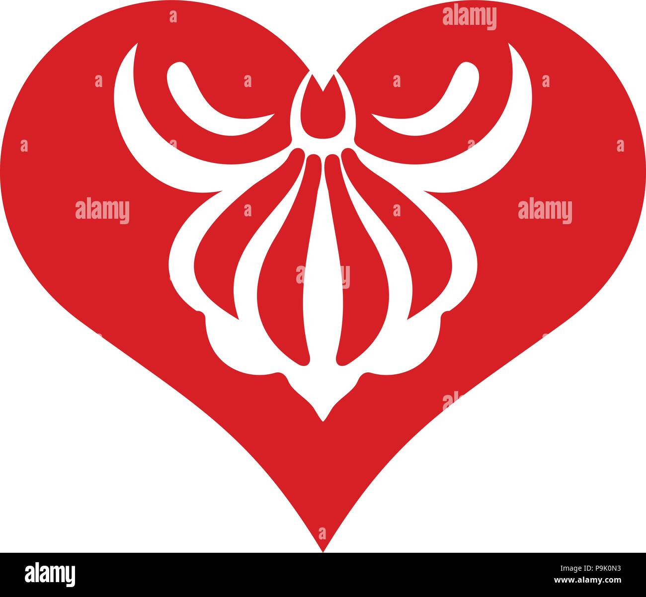 Symbol heart icon, simple style Stock Vector Image & Art - Alamy