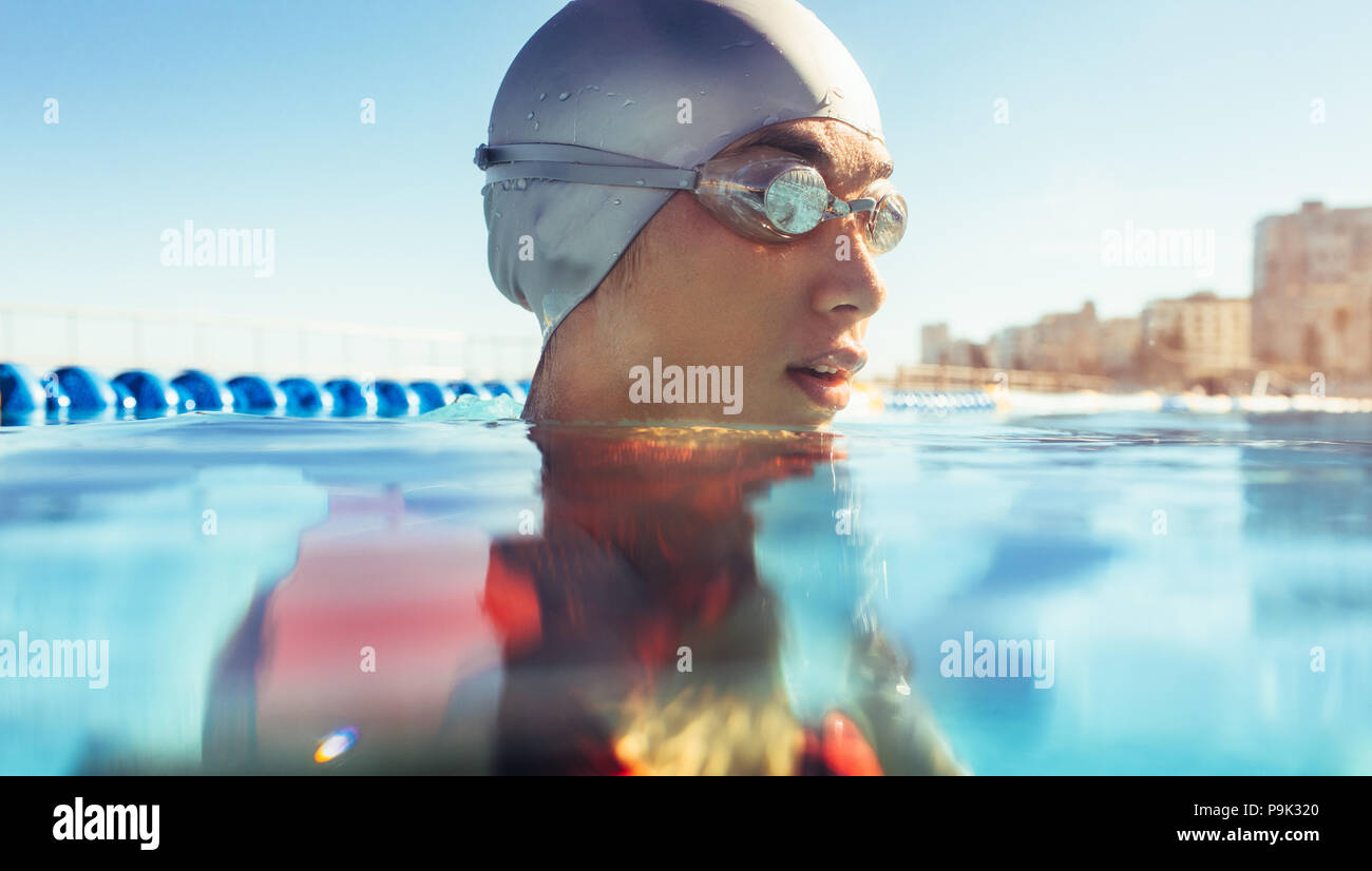 female swim cap