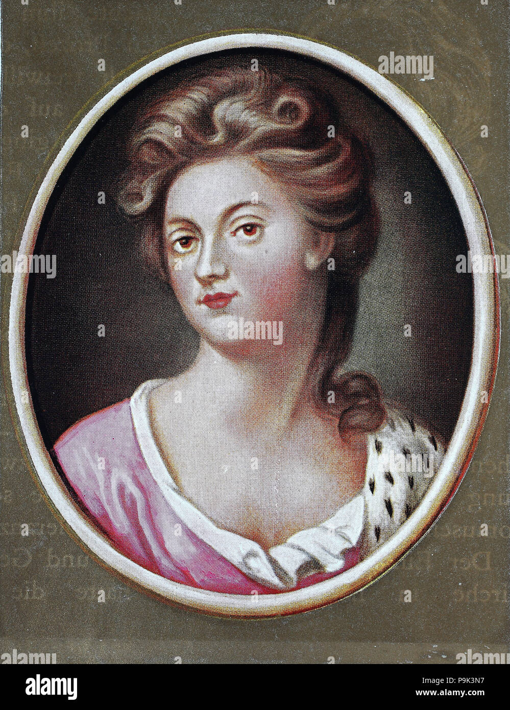 Sarah Churchill, Duchess of Marlborough, nÃ©e Jenyns, spelt Jennings in most modern references, 5 June 1660, Old Style, â€“ 18 October 1744, rose to be one of the most influential women of her time through her close friendship with Anne, Queen of Great Britain, digital improved reproduction of an original print from the year 1900 Stock Photo