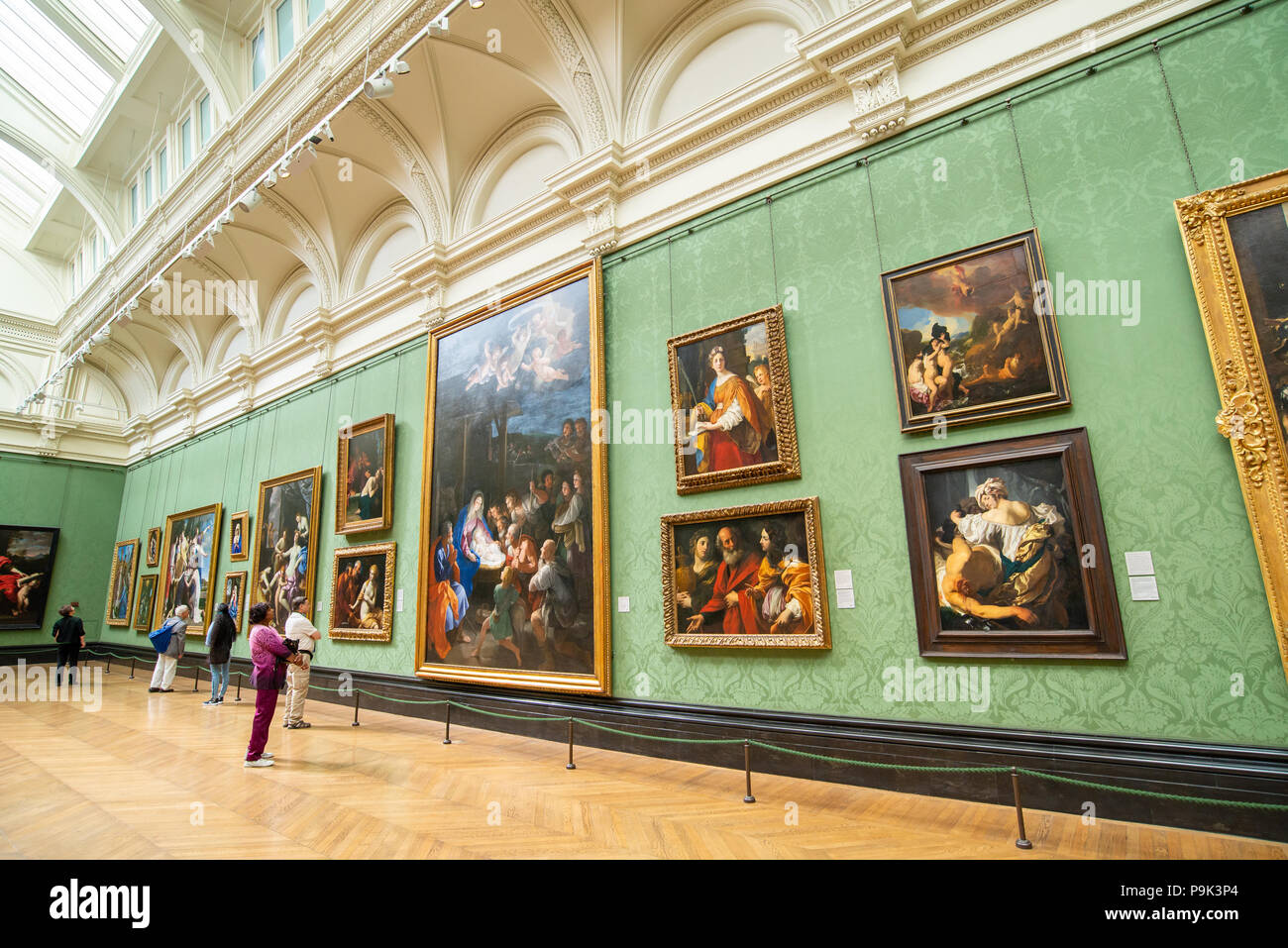 The National Gallery, London, UK Stock Photo