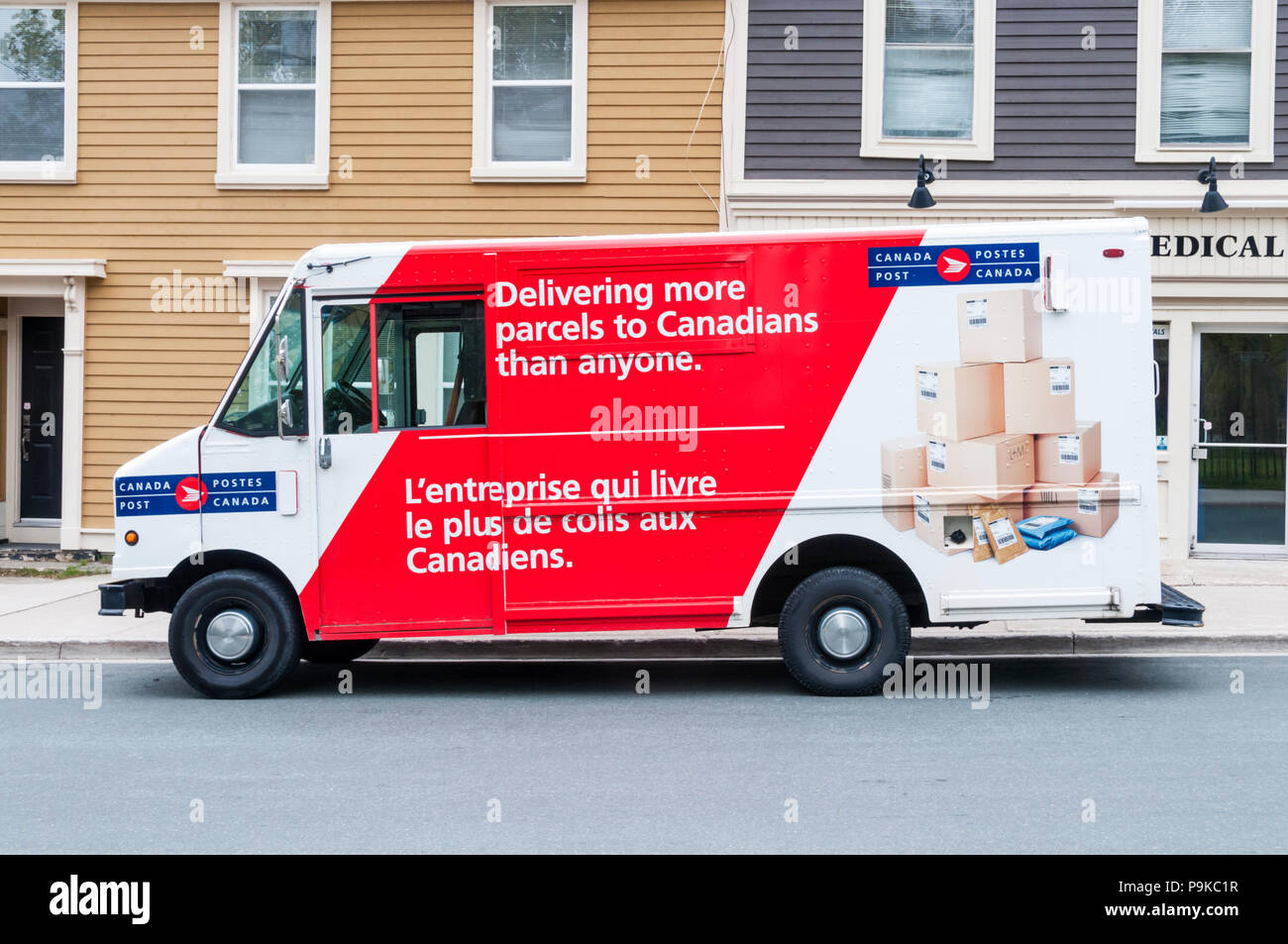 Canada post van hi-res stock photography and images - Alamy