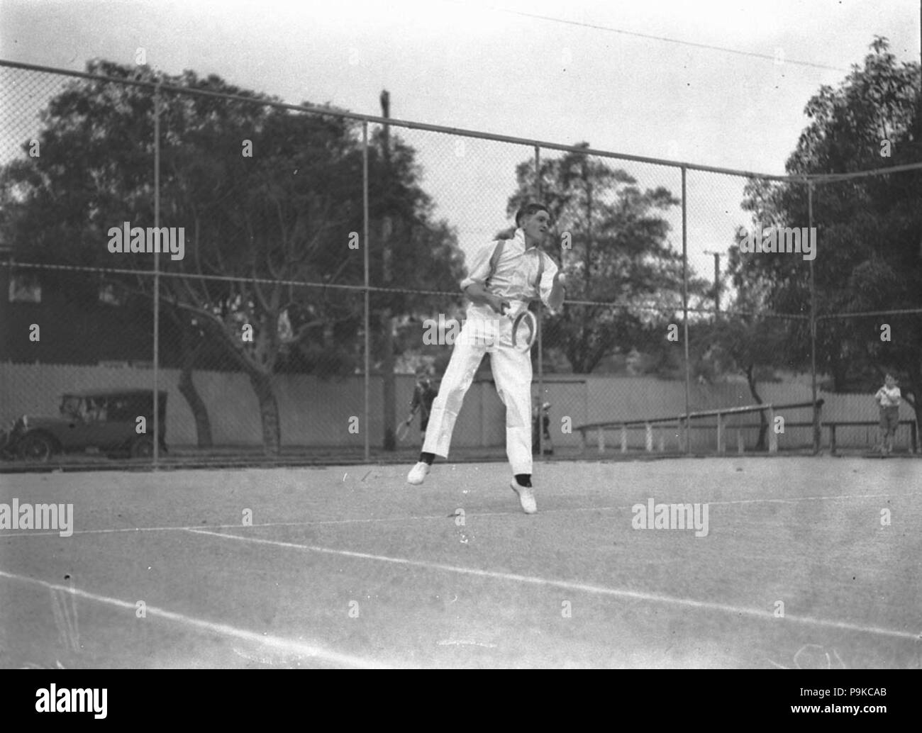 All weather tennis court Black and White Stock Photos & Images - Alamy