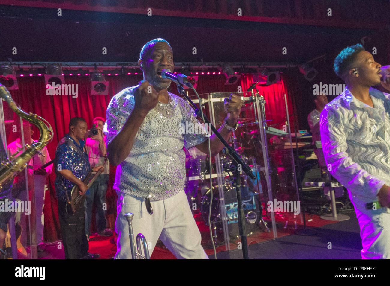 Photographer Keith Rogers- Kool & the Gang Stock Photo