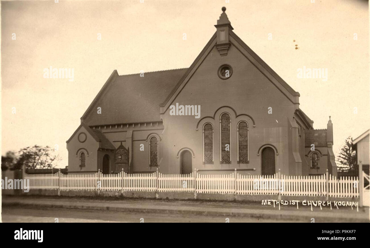 278 SLNSW 796474 Methodist Church Kogarah Stock Photo