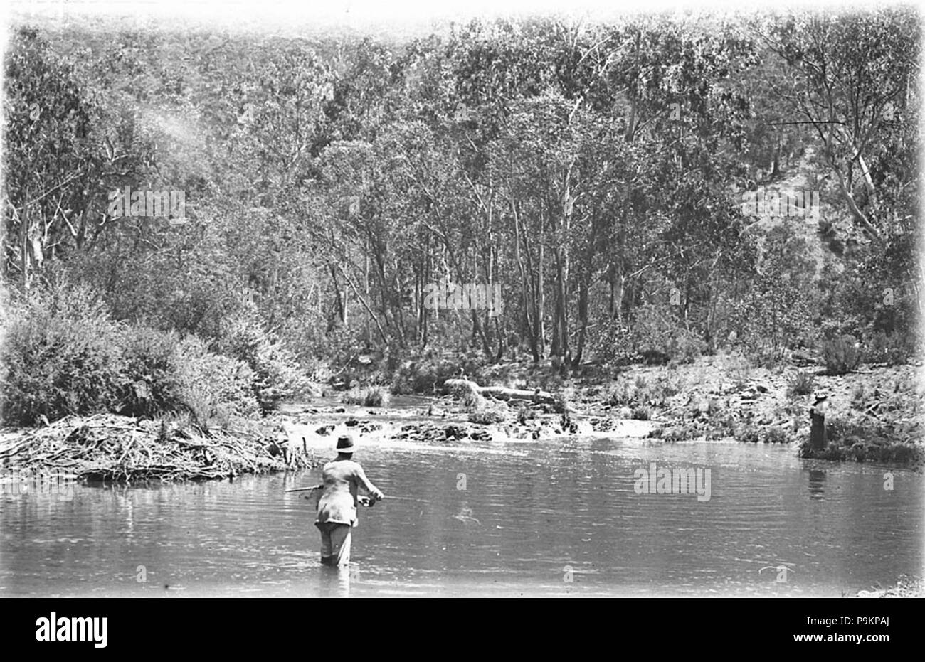 Fishing scenes Black and White Stock Photos & Images - Alamy