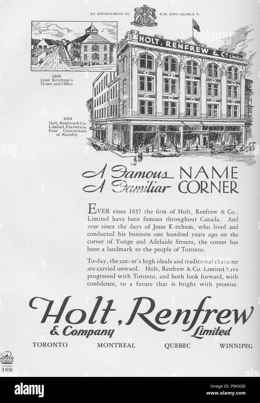 316 Toronto Holt Renfrew advertisement Stock Photo - Alamy