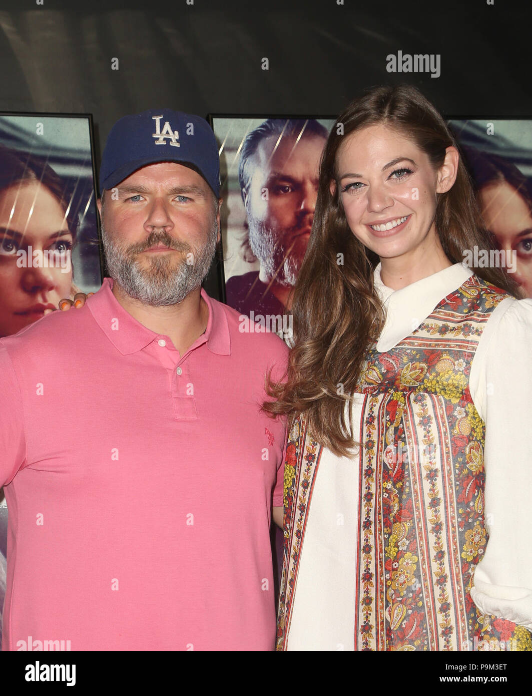 Hollywood, Ca. 18th July, 2018. Tyler Labine, Analeigh Tipton, at the