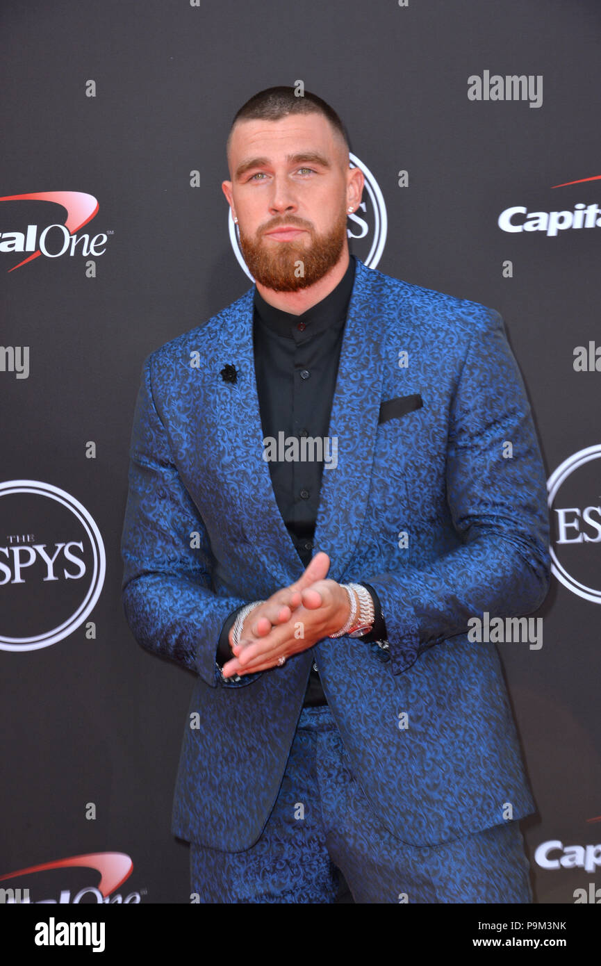 NFL player Travis Kelce attends The 2018 ESPYS at Microsoft Theater