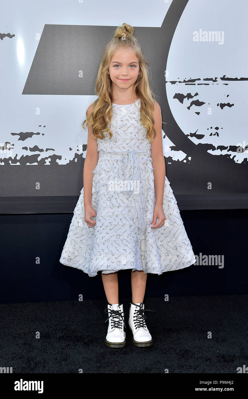 Rhys Olivia Cote at the premiere of the movie 'The Equalizer 2' at the