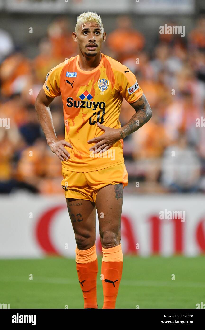 【USED】 Shimizu S-Pulse shirasaki ryohei Shizuoka, Japan. 18th July, 2018. Ryohei Shirasaki (S-Pulse