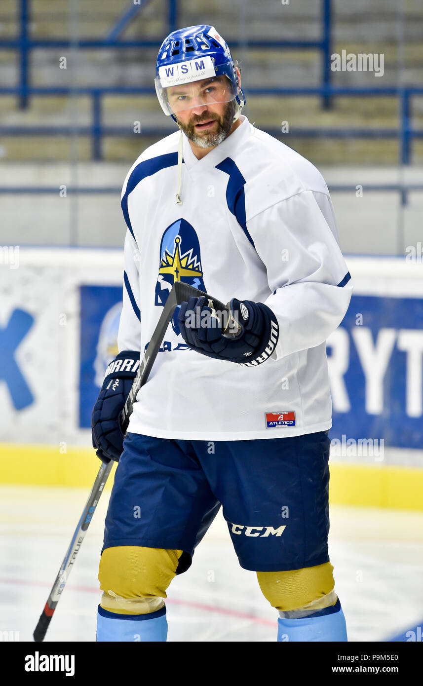 Kladno Czech Republic 19th July 2018 Czech ice hockey player
