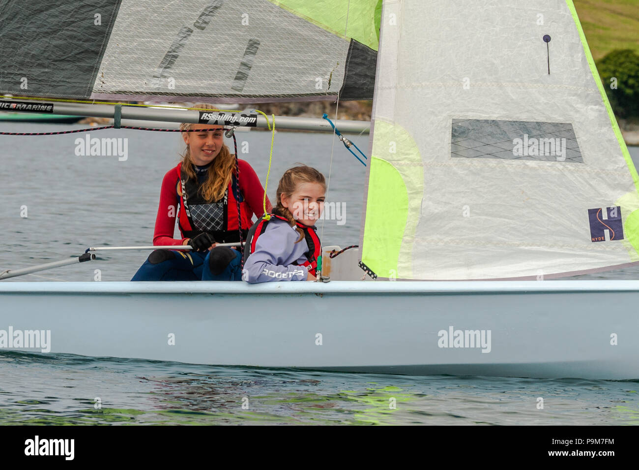 Schull, West Cork, Ireland. 19th July, 2018. Young people come from all
