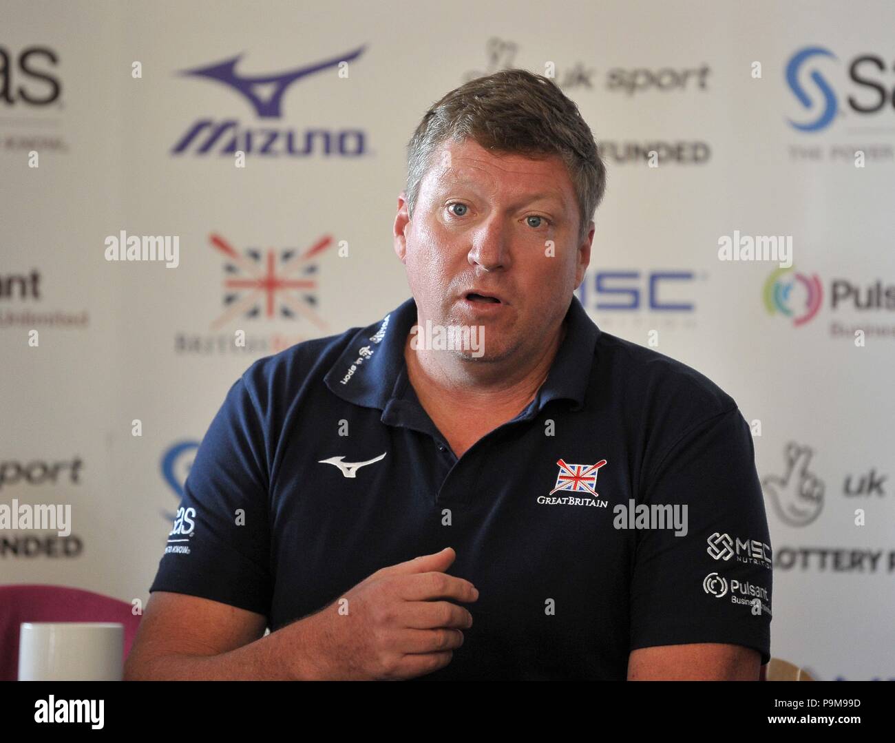 Redgrave Pinsent Rowing Lake, UK. 19th July 2018. Brendan Purcell