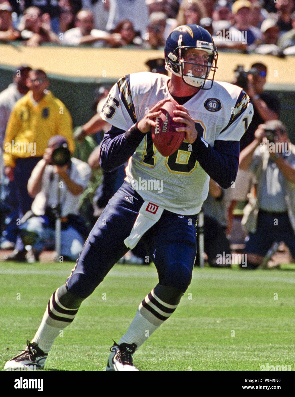 Ryan Leaf San Diego Chargers Autographed 8x10 Photo. There is a