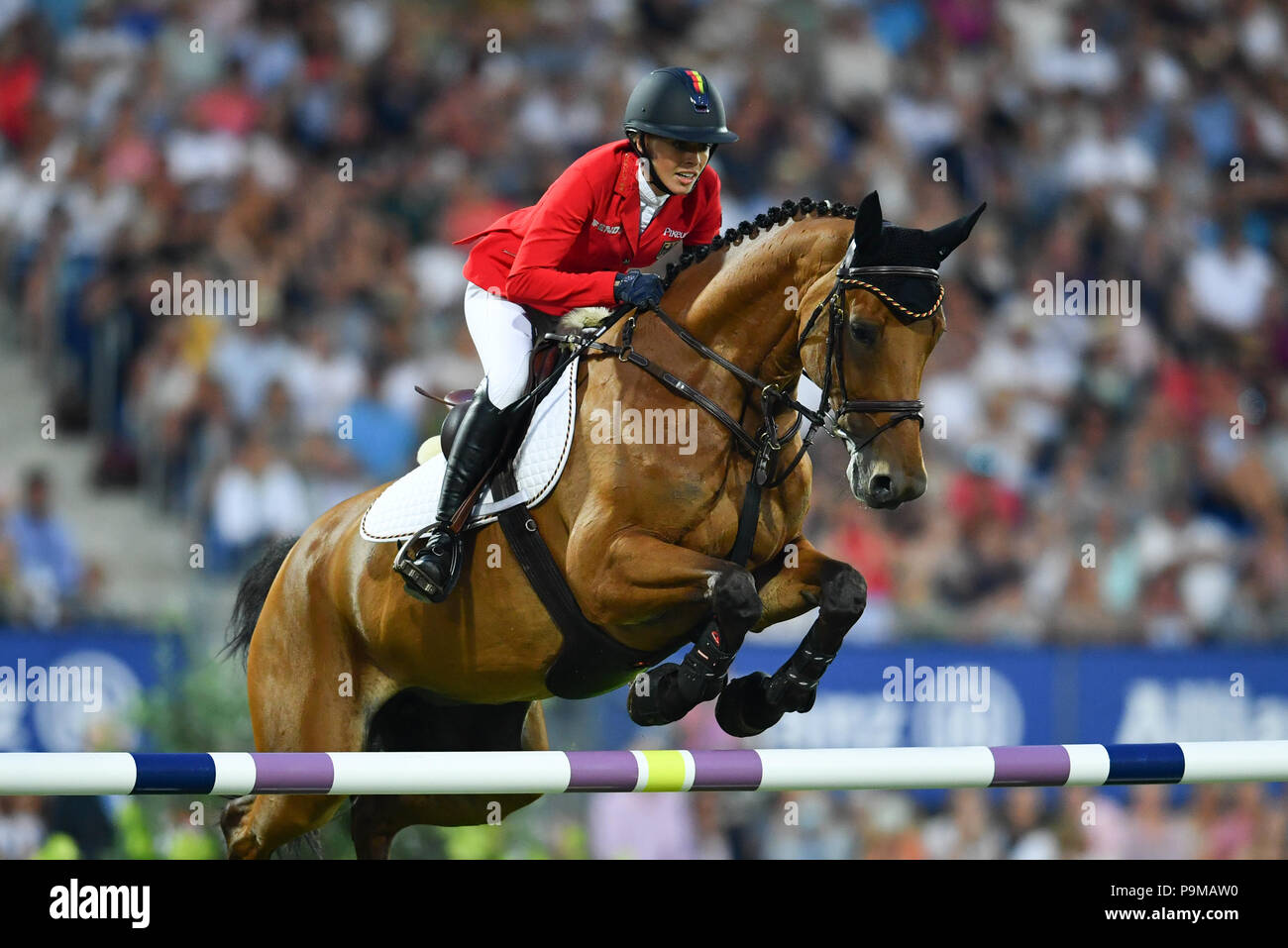 Aachen, Germany. 19th July, 2018. CHIO, equestrian, show jumping. The