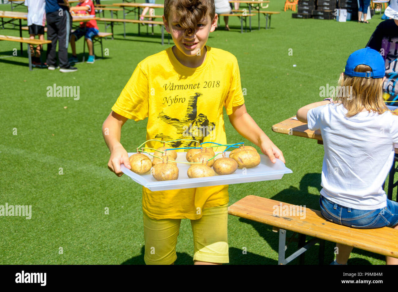 Malmö, Sweden. 19th July, 2018. An attempt at setting a world record in ...