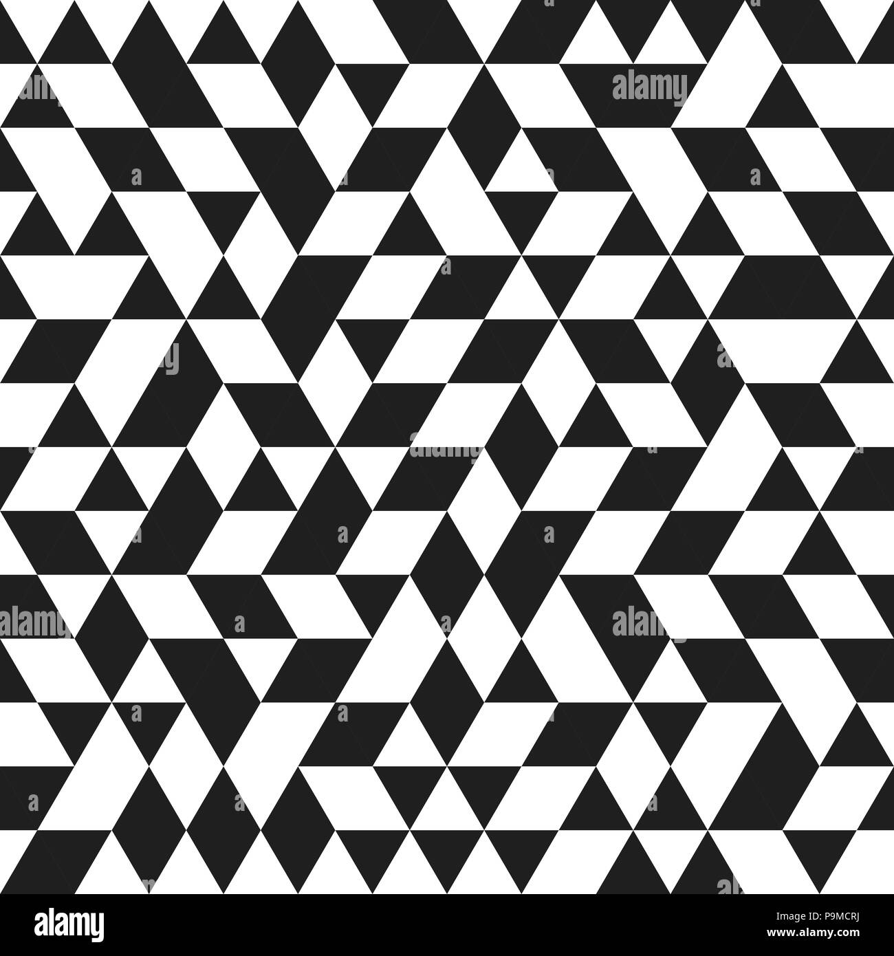 Geometrical Triangular Pattern Geometric triangular pattern Black and White Stock Photos & Images - Alamy