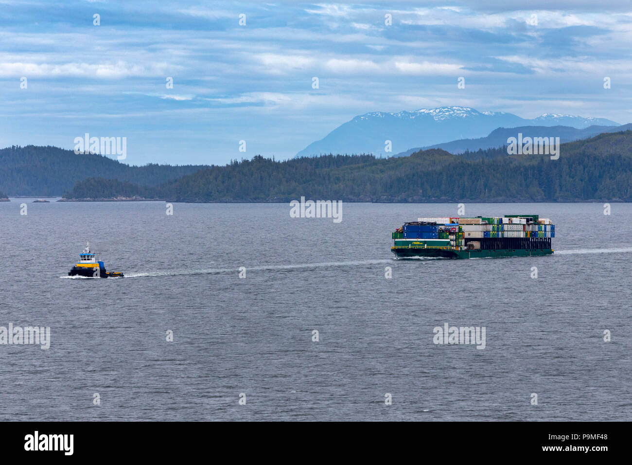 Inside Passage, Canada, Friday, May 25, 2018. Stock Photo