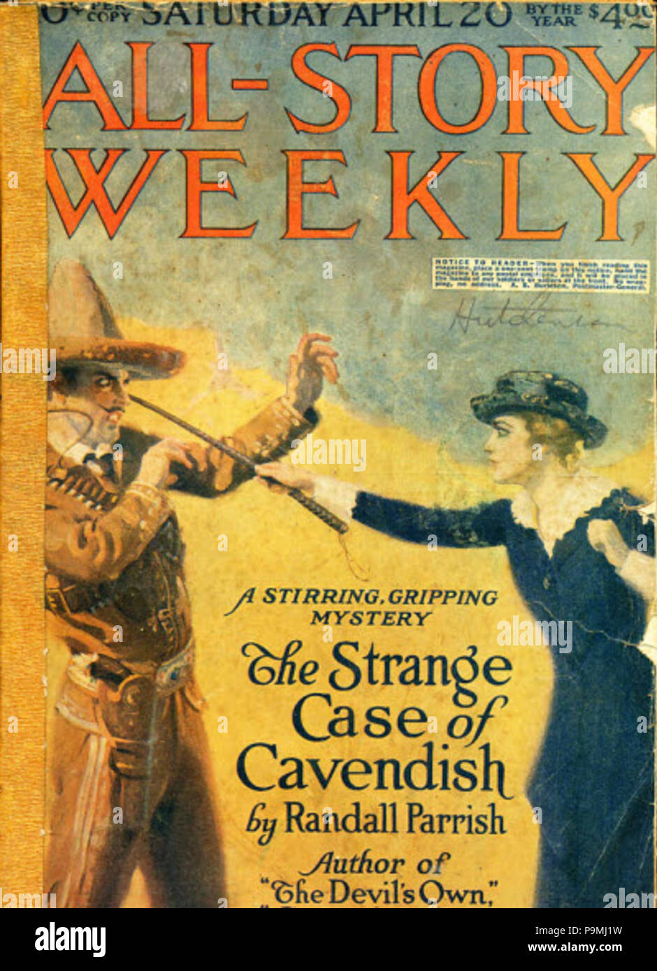 117 All story weekly 19180420 Stock Photo