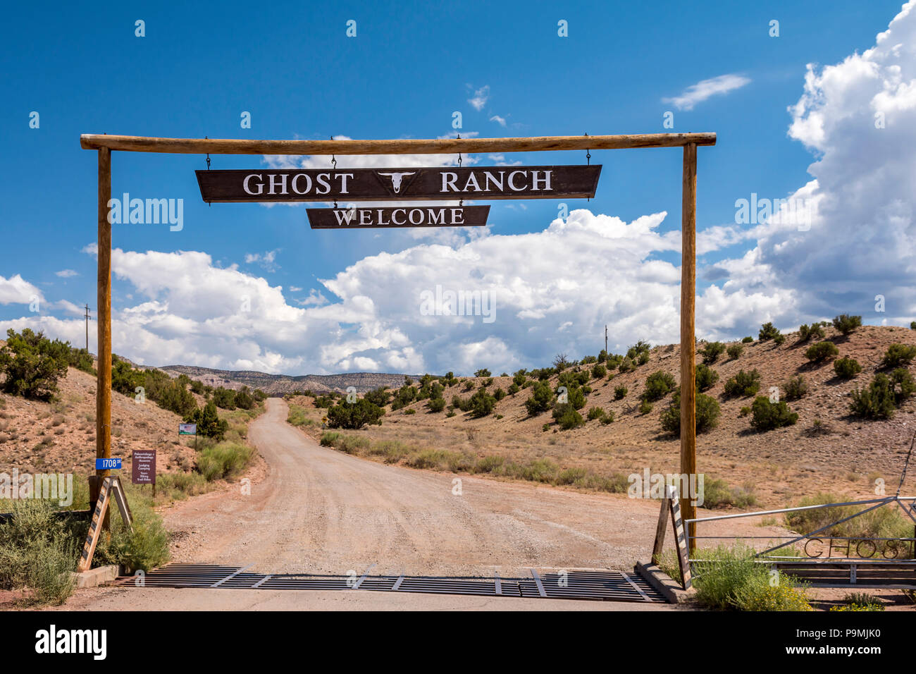 Ghost ranch new mexico georgia o'keeffe hi-res stock photography