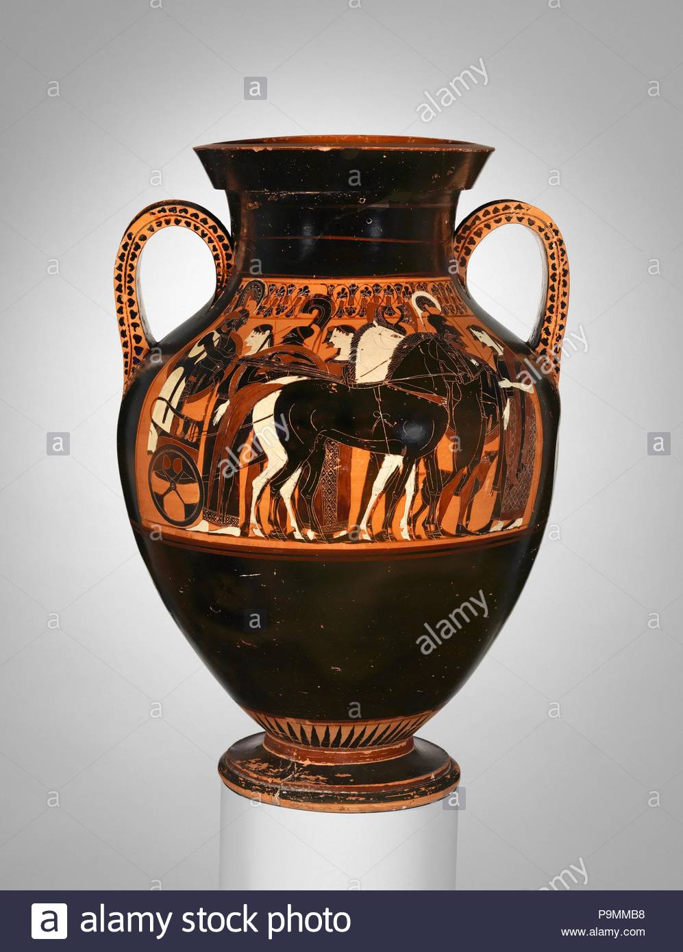Greek Vase Warrior Stock Photos & Greek Vase Warrior Stock Images Alamy