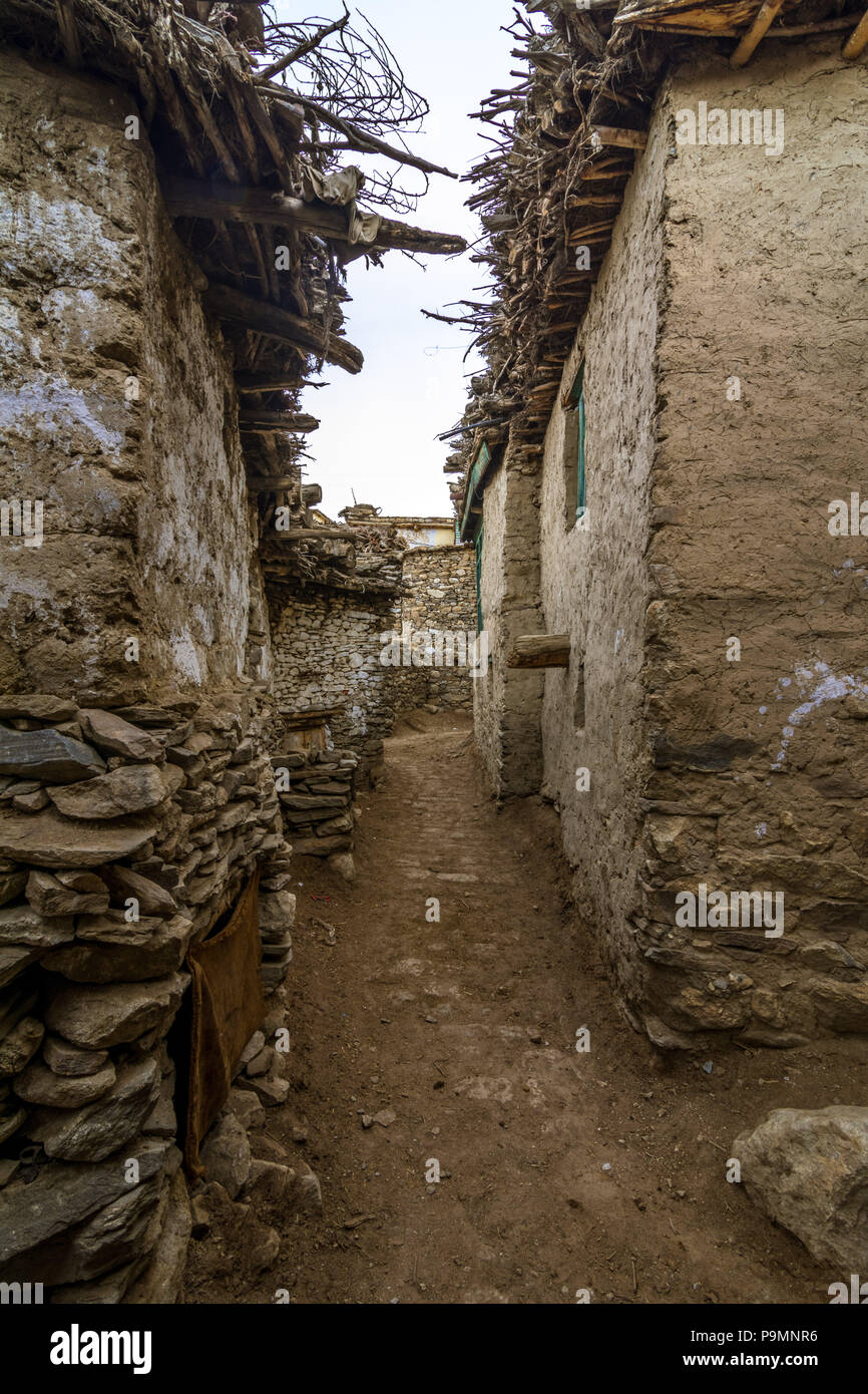 Nako Village, Kinnaur Valley Stock Photo Alamy