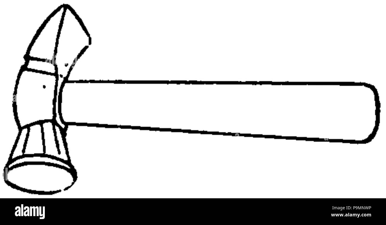 158 Art of Bookbinding p081 Backing Hammer Stock Photo Alamy