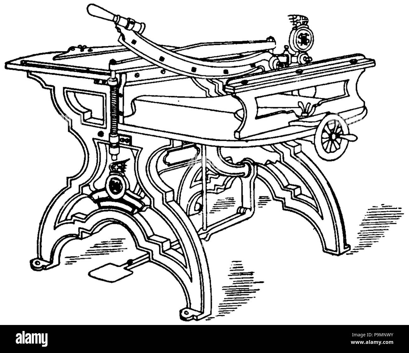 158 Art of Bookbinding p085 Millboard Machine Stock Photo Alamy