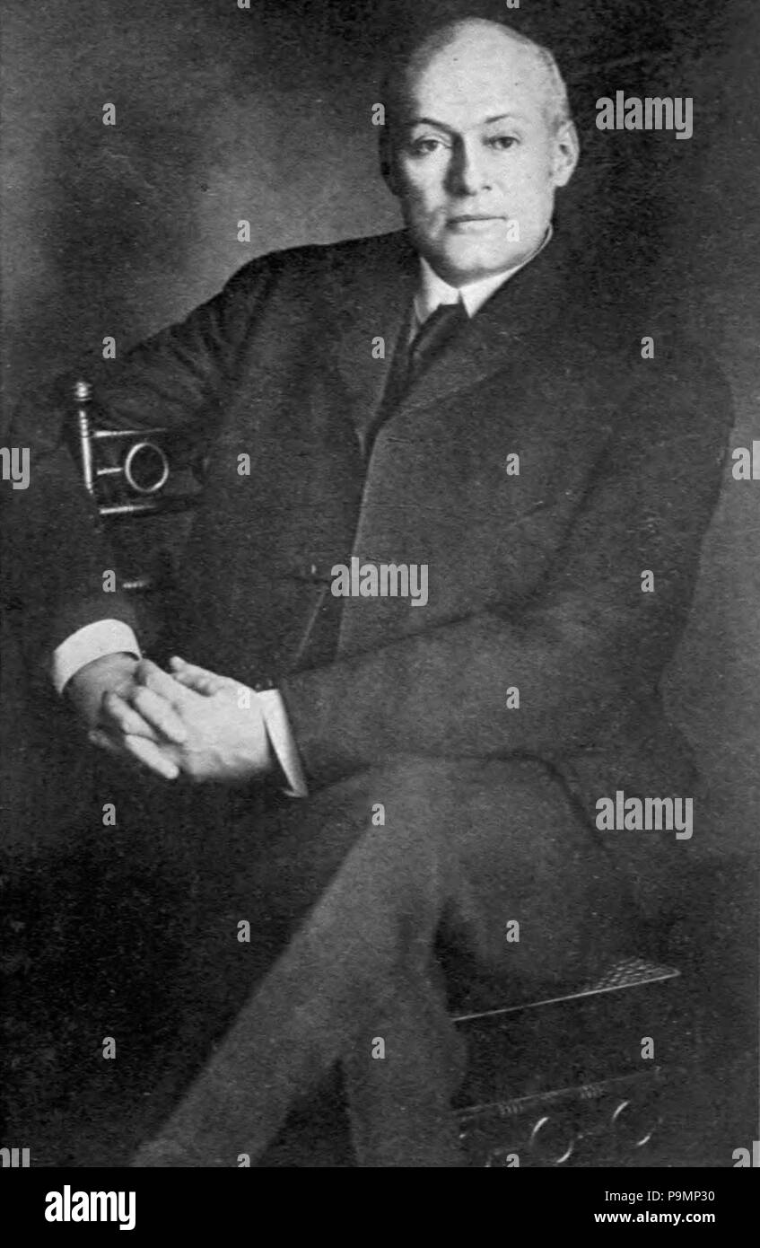 . Portrait of United States librarian Arthur Elmore Bostwick . published April 1917 158 Arthur Elmore Bostwick Stock Photo