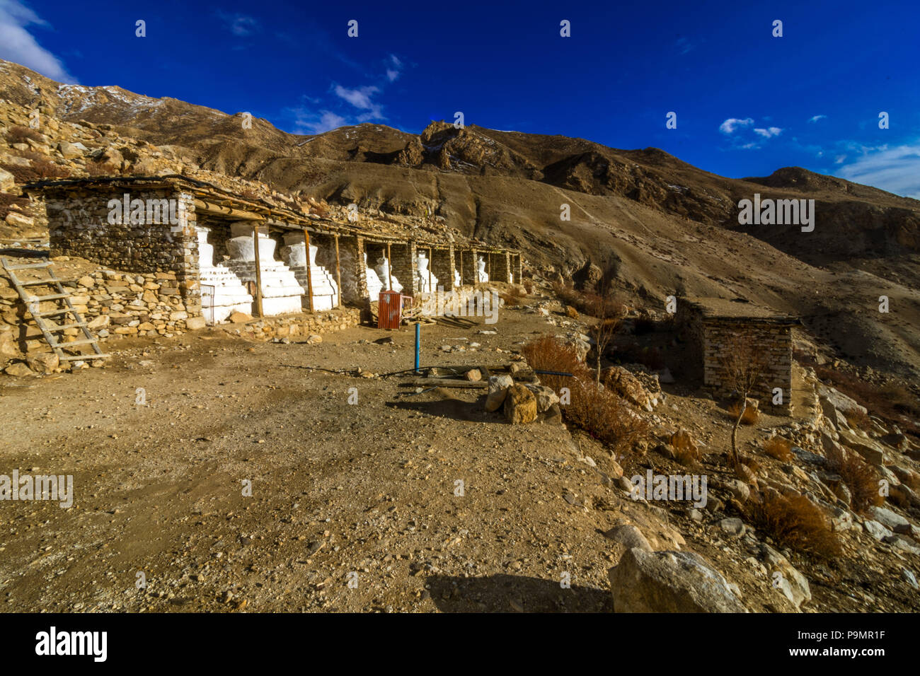 Gompa in Nako Village, Kinnaur Valley Stock Photo - Alamy