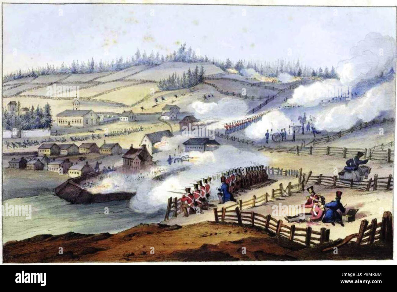 Historical depiction battle charles hi-res stock photography and images ...