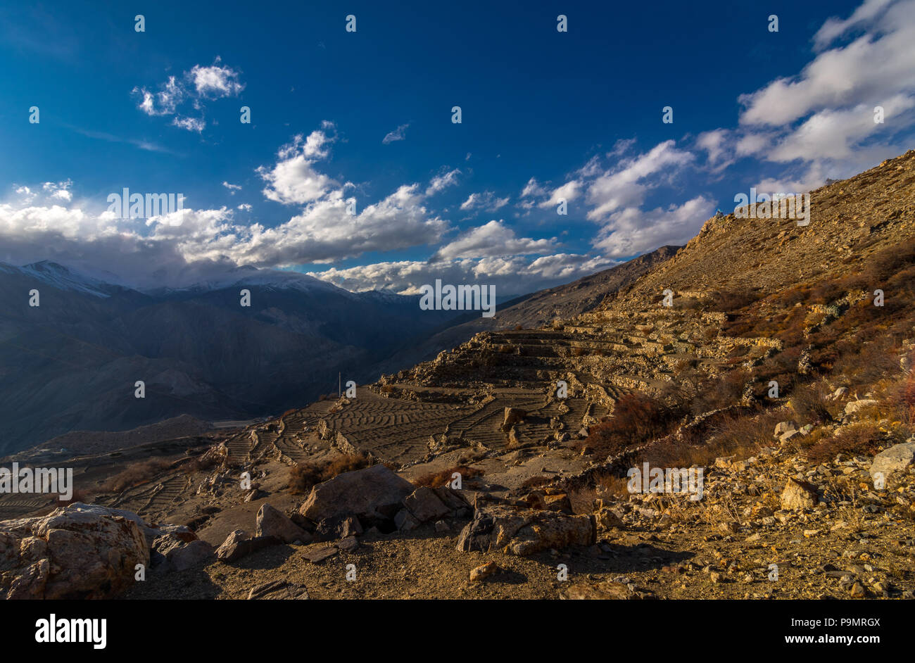 Nako Village, Kinnaur Valley Stock Photo Alamy