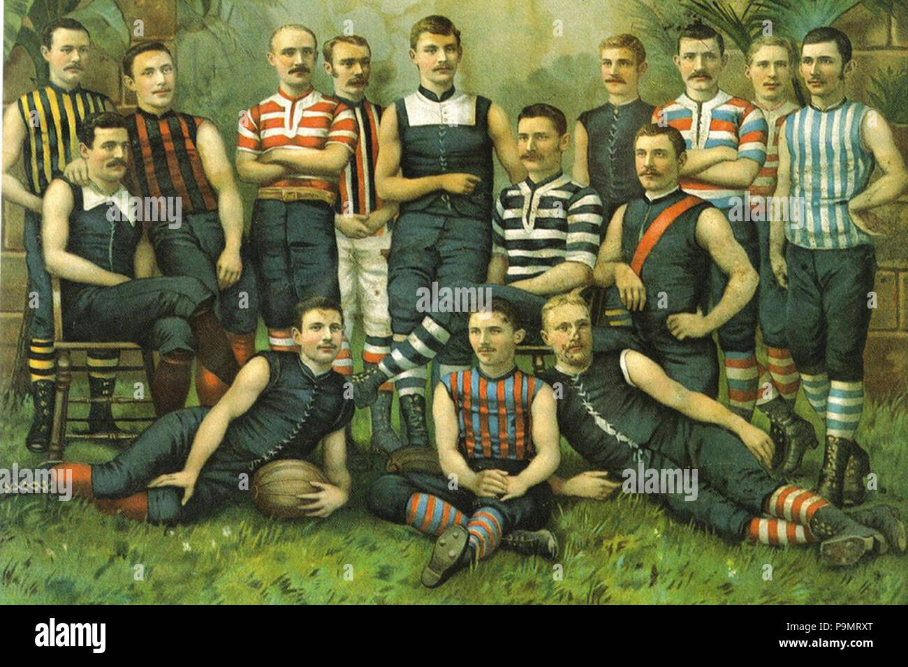 168 Australian rules players Stock Photo Alamy