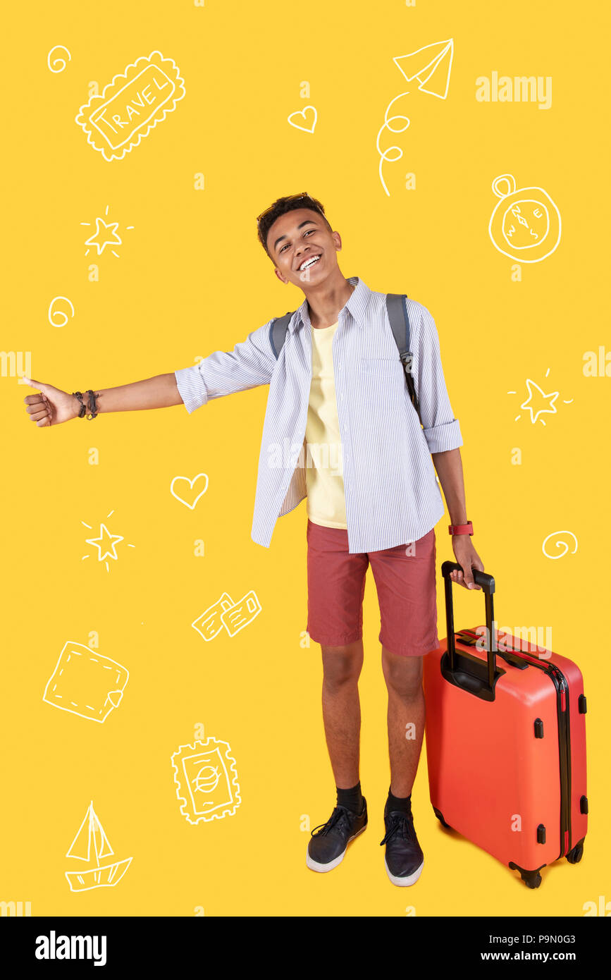 Hitchhiker thumb hires stock photography and images Alamy