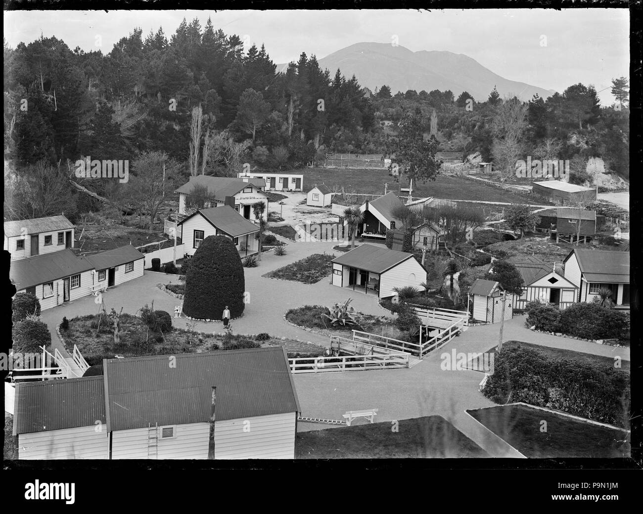 300 Spa Hotel at Taupo, 1928 ATLIB 313215 Stock Photo