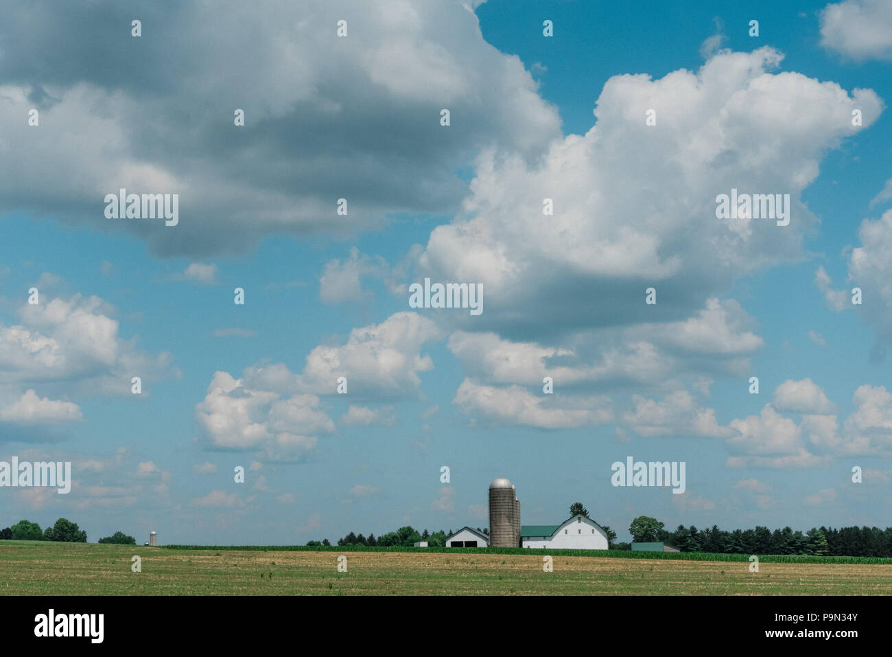 Lancaster County Farm Land Stock Photo Alamy
