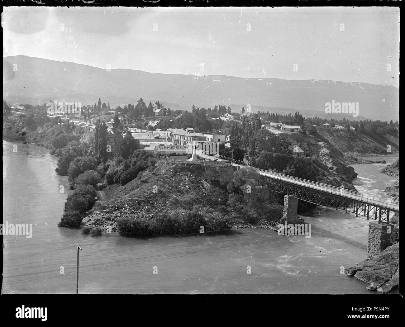 Rural river view Black and White Stock Photos & Images - Alamy