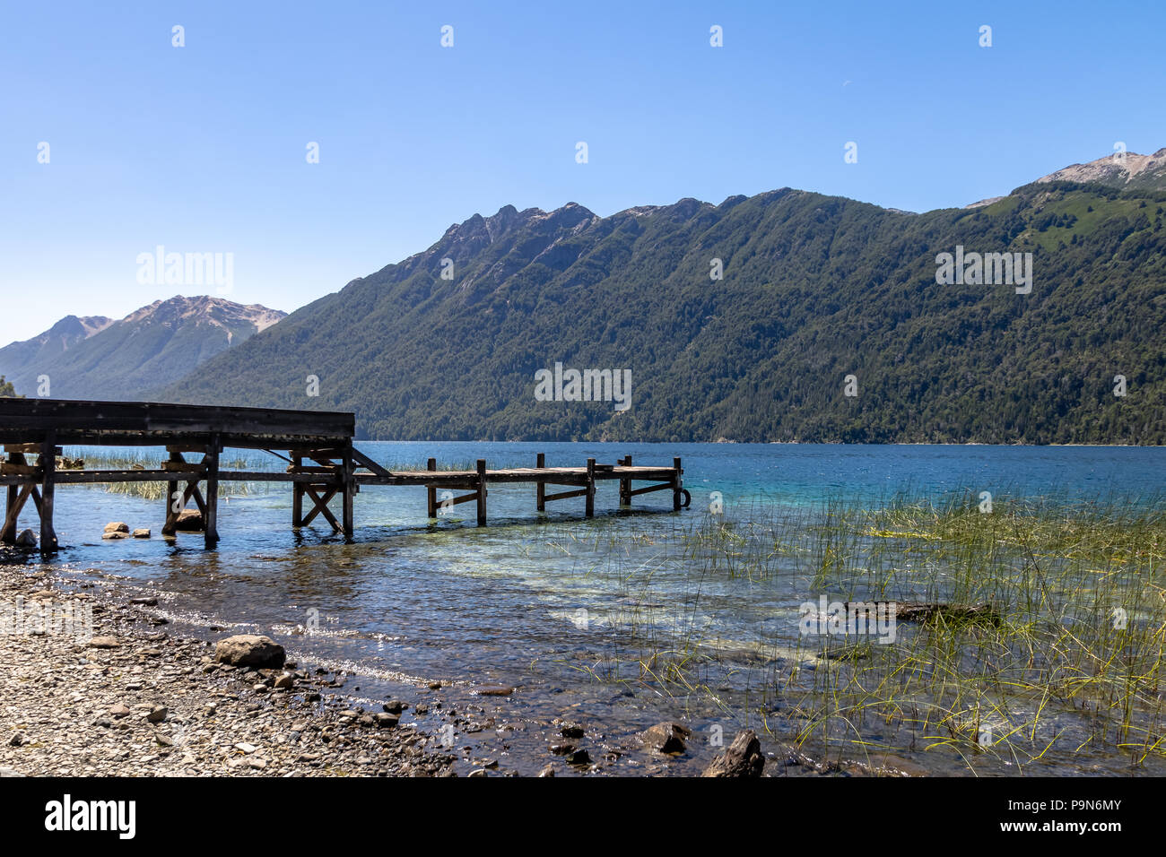 Correntoso Lake - Villa La Angostura, Patagonia, Argentina Stock Photo