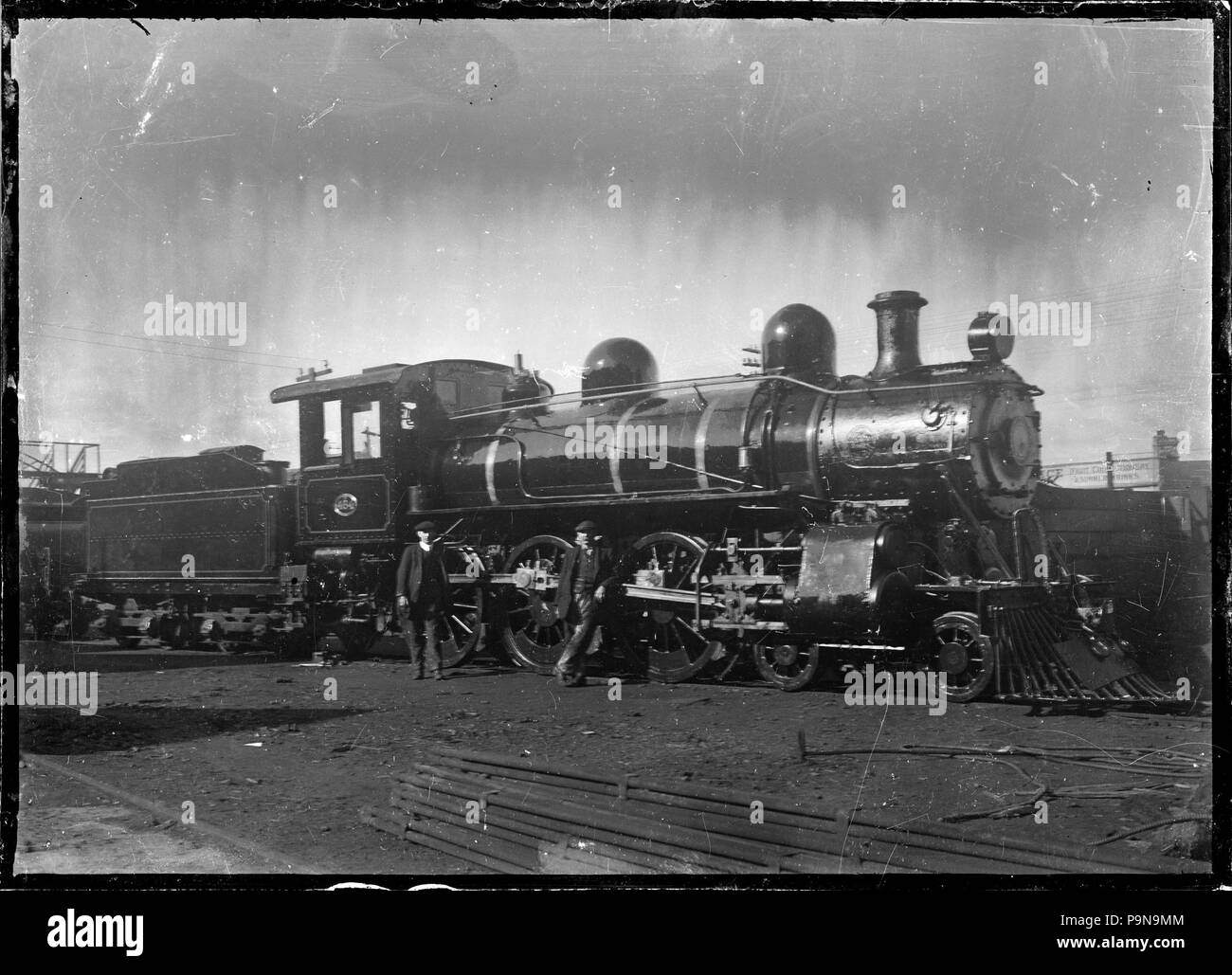 319 Ud Class steam locomotive, New Zealand Railways no 464, 4-6-0 type ...