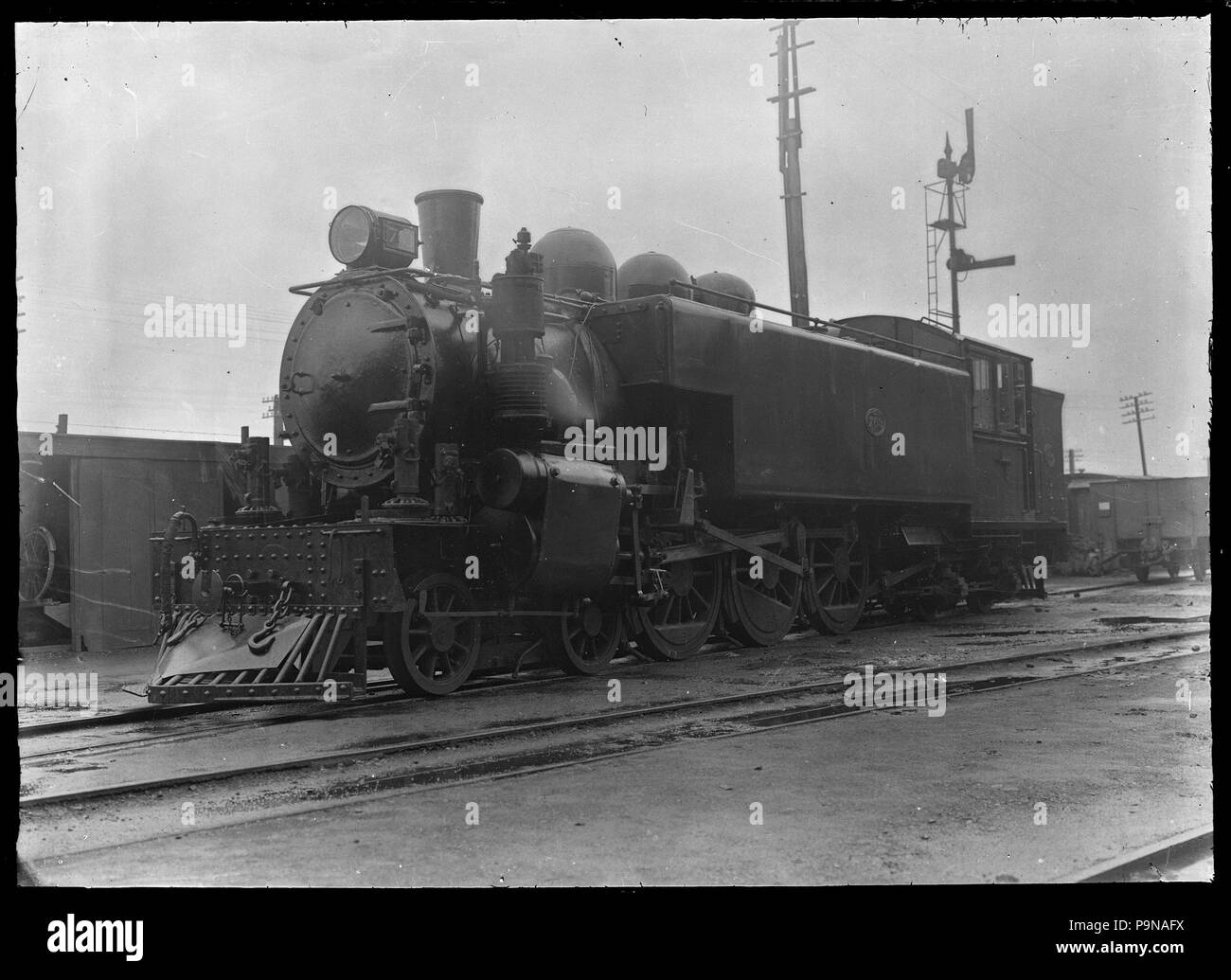 328 Wab class locomotive, NZR number 763, 4-6-4T type, ca 1923. ATLIB ...