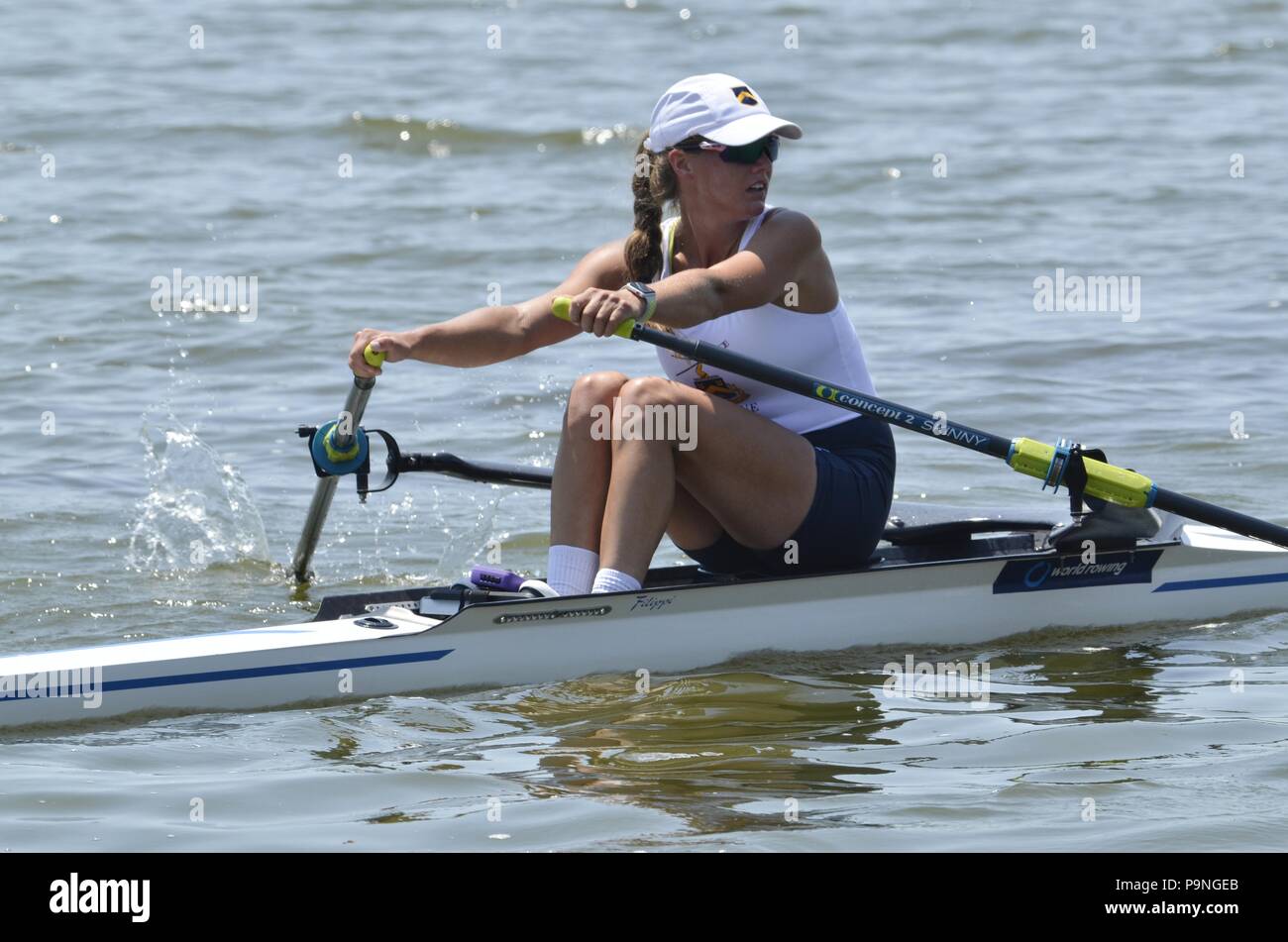 us rowing championship single Stock Photo Alamy