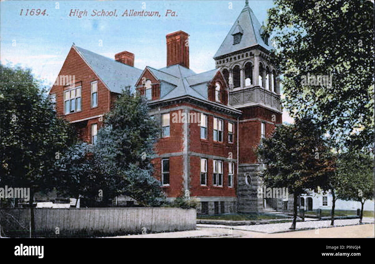 26 1905 Allentown High School Stock Photo Alamy