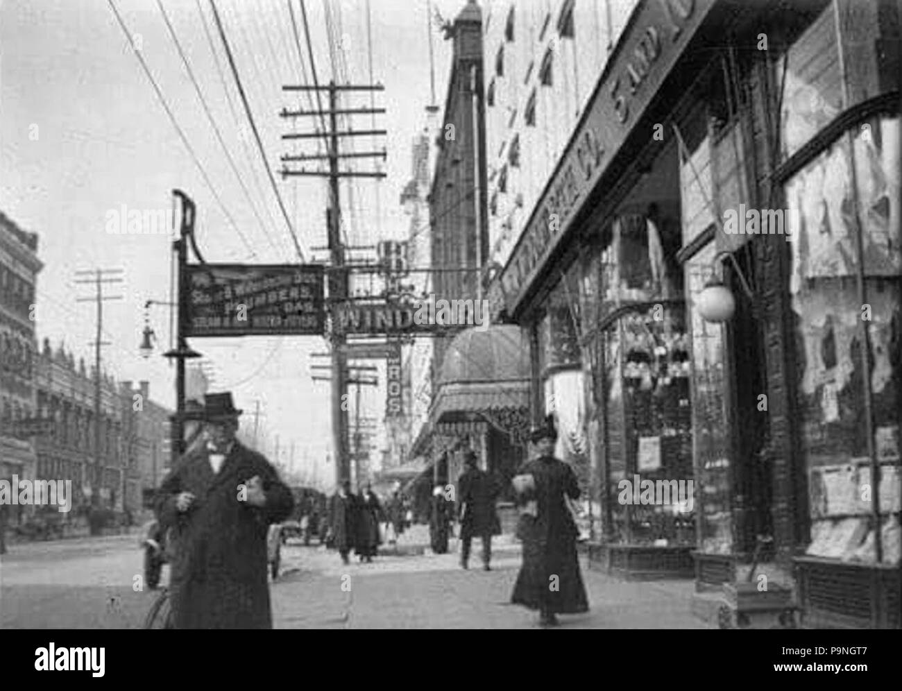 28 1908 800 Block Hamilton Street Allentown PA Stock Photo Alamy